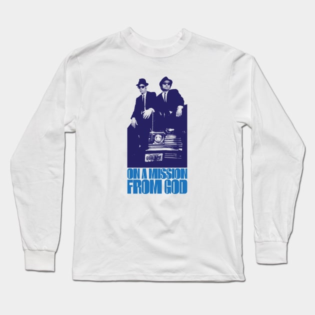 Jake & Elwood Long Sleeve T-Shirt by attadesign